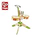 Hape Award Winning Rock and Rhythm Kid's Musical Instruments Wooden Drum Set