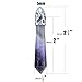 Wholesale Natural Quartz Pendant Hexagonal Pile Bullet Shape Reiki Chakra Crystal Pendant Bulk for Jewelry Making (A-6PCS Assorted)
