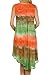Sakkas 605 Desert Sun Caftan Dress / Cover Up - Coral / Brown - One Size