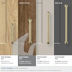Amerock | Cabinet Pull | Golden Champagne | 3-3/4