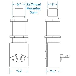Seachoice 2-Position Push Button Starter/Horn