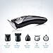 Trimmer for Men. Hair, Beard and Facial Hair Trimmer, Mens Face and Body Shaver and Groomer, Cordless and Electric Clippers Kit for Men, Moustache and Sideburn Grooming Kit by Vincent Verne