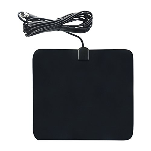 Wolfwhoop High Reception Amplified HDTV Indoor Antenna for TV 50 Miles Long Range with Amplifier Signal Booster USB Power Supply