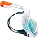 ME MARTIAN ELITE Tribord/Subea Easybreath (New Version) Full Face Snorkel Mask with Waterproof earplug, Enhanced Anti-Fog and Anti-Leak