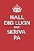 Hall Dig Lugn Och Skriva Pa: - Blank sidtidskrift - Med inga linjer - (Dagbok, Notebook) (Keep Calm) by 