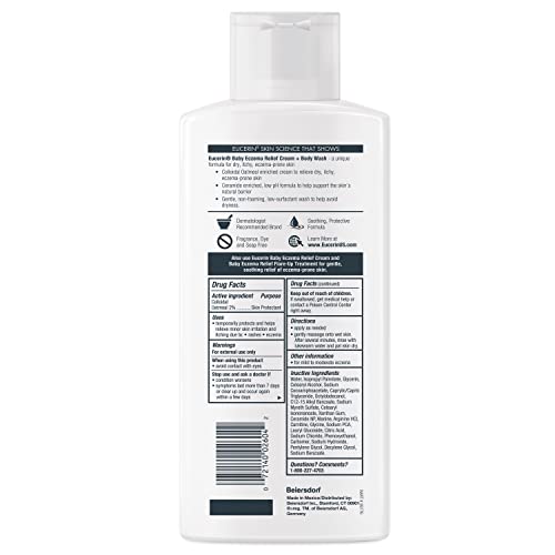 Eucerin Baby Eczema Relief Cream & Body Wash + Eucerin Baby Eczema