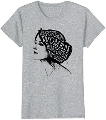 Womens The Official "Empowered Women Empower Women" Feminist Shirt Large Heather Grey