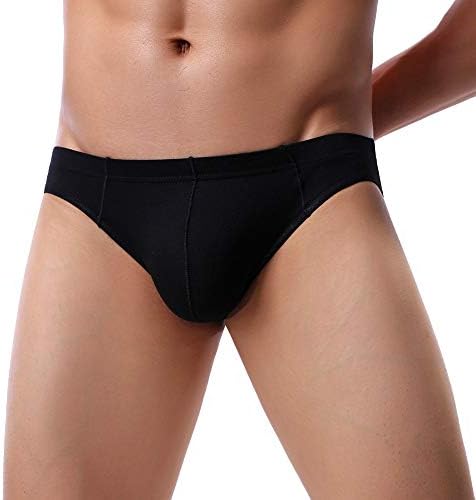 Men Underwear Low Rise Briefs Solid Stretch Hip Bikinis Comfort Soft Boxer Briefs Quick Dry Travel Underwear
