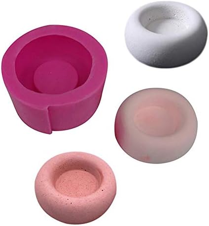 wonderfulwu Silicone Cake Chocolate Mould Concrete Candle DIY Handmade Flower Pot Candlestick Silicon Mold