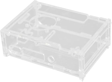 Milageto Para Raspberry Pi 4B Caja De Reemplazo De Carcasa Cubierta Transparente De La Caja 102x73x32mm
