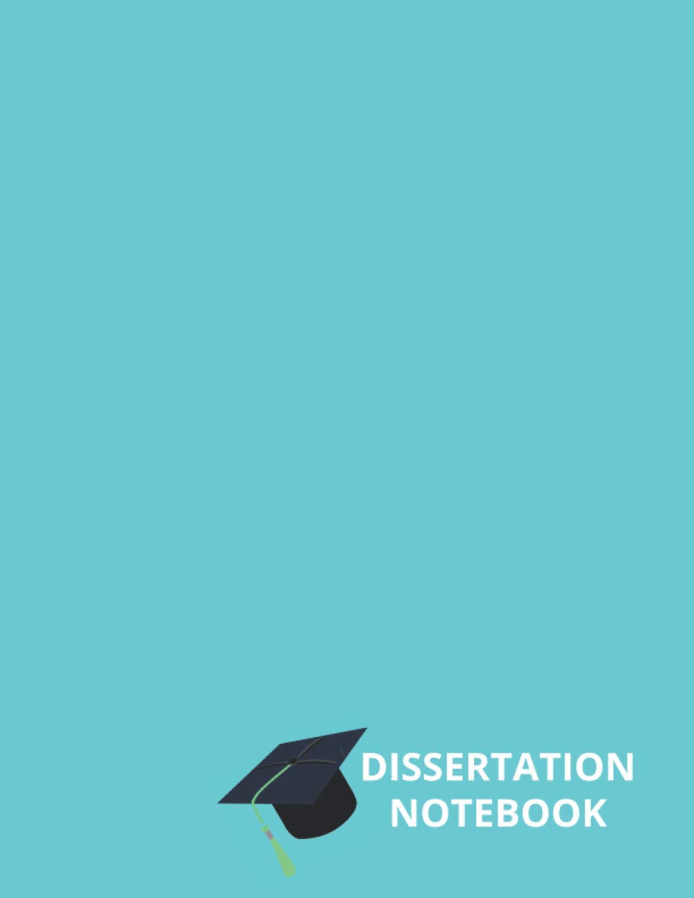 Dissertation Notebook: Composition Notebook,Lined Notebook and space for sketch | 200 pages, 8.5 x 11 inches| Log | Journal