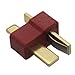 10 Pairs Red Ultra T Plug Connectors Male and Female Connectors for RC LiPo Battery Male and Female + (20 Pack) Shrink Tubing