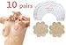 10 pairs Adhesive Breast Lift Tape Strapless Dresses Boobs lifters with Pasties