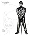 UNDERWRAPS Men's Skeleton Tuxedo Costume - Bone Chillin' Black