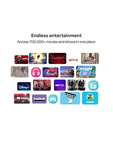 ONN Android TV 4K UHD Streaming Device with Voice Remote Control Google Assistant & High Speed HDMI Cable (100026240) Black