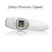 Firhealth Baby Thermometer Clinical Infrared Forehead Thermometer for Baby, Kids, Adult and Elderly, Measure Room Temperature and Object, 20 Memory Recall, Fever Alarm, CE and FDA Approved