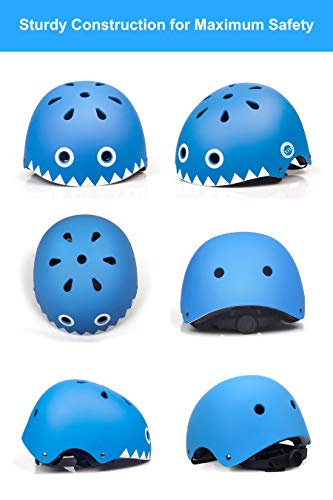 XJD Kids Bike Helmet Toddler Helmet Kids Sport Protective Gear Set Boy Girl Adjustable Child Cycling Helmet with Knee… - Image 2