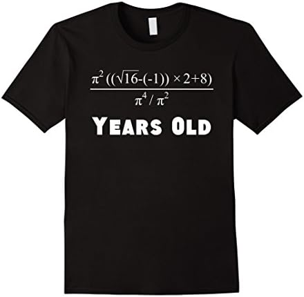 Mens 18 Years Old Algebra Equation Funny 18th Birthday Math Shirt Medium Black