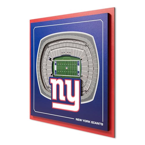 YouTheFan Officially-licensed NFL New York Giants Stadium Series 3D Wall Art -…