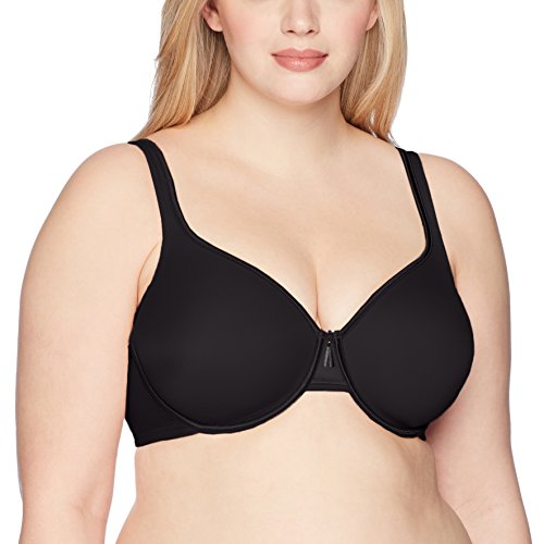 Vanity Fair Women's Body Caress Full Coverage Contour Bra   #75335, Midnight Black,  40C
