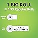 Bounty Paper Towels, Print, 6 Big Rolls