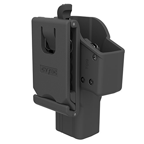 Polymer Gun Holster Trigger Release Adjustable Cant Holsters, Matte Finish OWB Tactical Pistol Holster for Glock 19 23 32 (Belt Loop - Thumb Release)