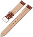 Voguestrap TX45318LHN Allstrap 18mm Honey Long-Length Padded Crocodile Calf Watchband