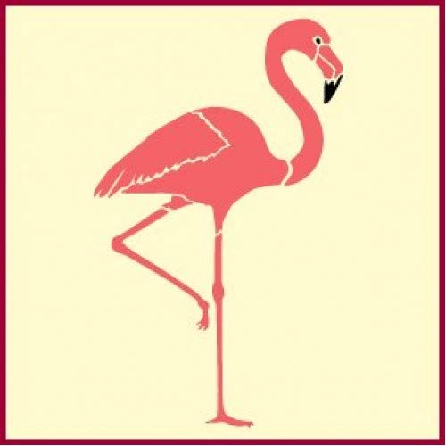Flamingo 1 Stencil - The Artful Stencil