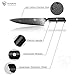 LEVINCHY 4.5 inch Damascus Steak Knife Set 4 Pieces, Professional Japanese Damascus Stainless Steel with PAKKA Wood Handle, Superb Edge Retention, Stain & Corrosion Resistant