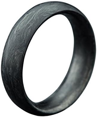 Men’s Carbon Fiber Ring – Lightweight, Handcrafted, Black Band made from Proprietary Forged Carbon Fiber (10)