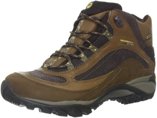Merrell Women's Siren Waterproof Mid Hiking Boot,Brown,8.5 M US
