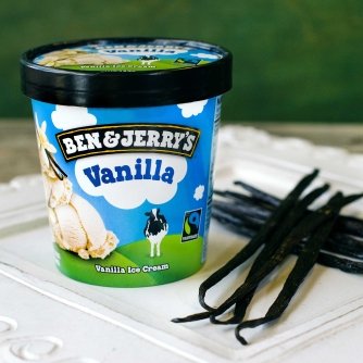 Ben & Jerry's - Vermont's Finest Ice Cream, Non-GMO - Fairtrade - Cage-Free Eggs - Caring Dairy - Responsibly Sourced Packaging, Vanilla, Pint (4 Count) - Thumbnail 3
