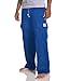 Pro Club Men's Heavyweight Fleece Cargo Pants, X-Large, Royal Blue