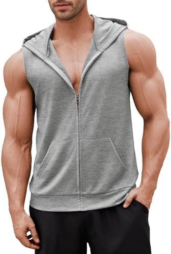 Forever 21 Sweater-Knit Hooded Vest Black Large at Amazon Men's