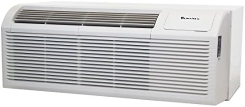 Klimaire 9000 BTU 11.3 EER PTAC Air Conditioner with 3kW Electrical Heater includes Wall Sleeve and Aluminum Grille