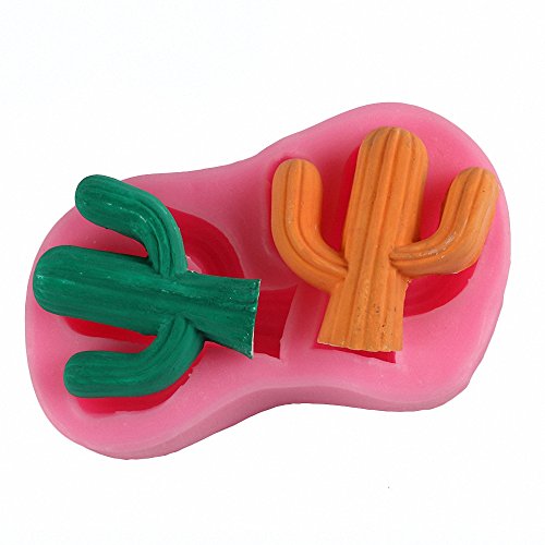 2-Pack Cactus Silicone Molds Set - MoldFun Cacti Mold for Fondant, Gum Paste, Chocolate, Candy, Candle, Polymer Clay 2 2-Pack Cactus Silicone Molds Set - MoldFun Cacti Mold for Fondant, Gum Paste, Chocolate, Candy, Candle, Polymer Clay - Image 3