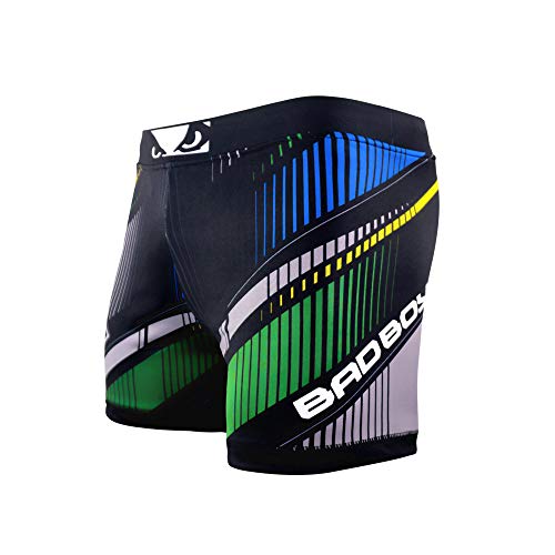 Bad Boy Brasil Polyester Competition MMA Mixed Martial Arts Vale Tudo Shorts (Large) Black - Thumbnail 5