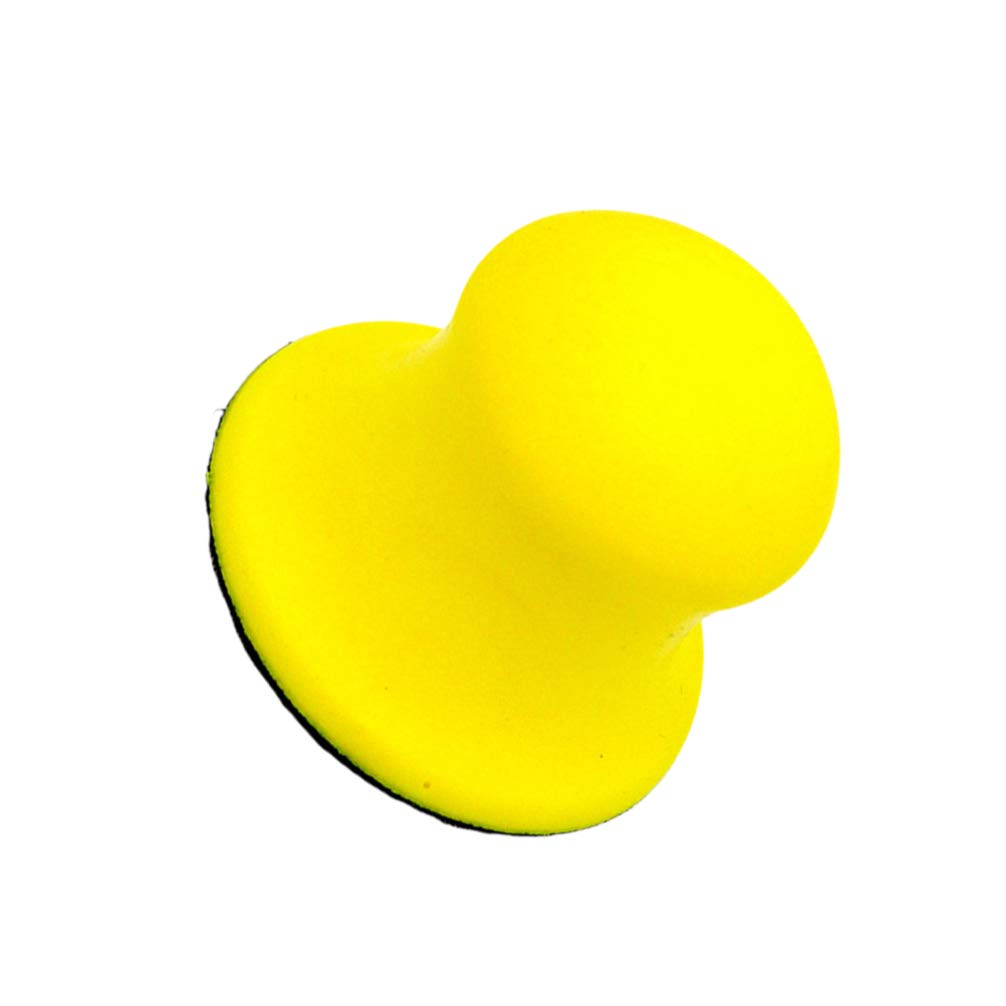 DOITOOL Pu Sanding Disc Holder Yellow Polishing Pad for Hand Grinding Lightweight for Polishing and Automotive Maintenance