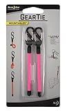 Nite Ize Clippable Gear Tie, Reusable, Includes S-Biner, 3-inch, Neon Pink, 2-pack