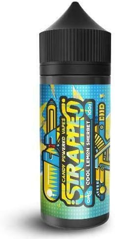 Strapped E Liquid Premium 120ML Vape Juice 0MG Shortfill No Nicotine - Nicotine Free High VG Low PG