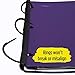 Five Star Flex Hybrid NoteBinder, 1-1/2 Inch Binder with Tabs, Notebook and 3 Ring Binder All-in-One, Purple (72518)