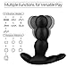 Rotating Anal Vibrator Sex Toy with Dual Motor 7×7 360° Rotation Vibration Patterns, PALOQUETH Unisex Waterproof Vibrating Butt Plug Silicone for Advanced Player, Rechargeable, Wireless Remotethumb 2