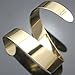 RechicGu Gold Egypt Cleopatra Swirl Snake Upper Arm Cuff Armlet Armband Bangle Bracelet with Gift Box