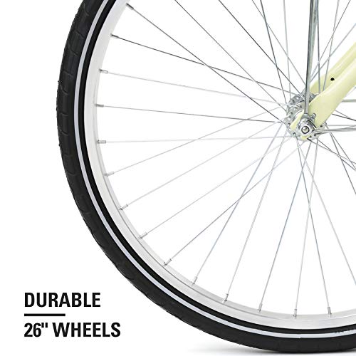 Viribus 26" Wheels Cruiser Bike, Single Speed Beach Comfortable