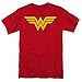 Trevco Men's Wonder Woman Short Sleeve T-Shirt, Red, 2XL