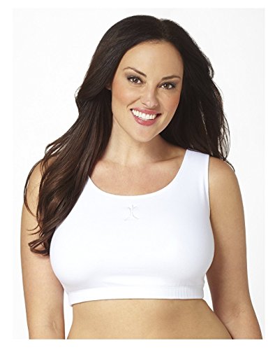 A Big Attitude 9555 Sport Bra 2x White