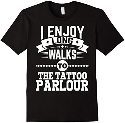Mens Tattoo Parlour: Funny T-Shirt For a Bearded Lumberjack 3XL Black