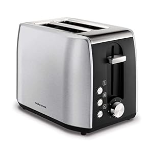 Morphy-Richards-222057-Stainless-Steel-Toaster-Brushed-2-Slice Morphy Richards 222057 Stainless Steel Equip 2-Slice Toaster