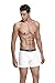 CYZ Men's 3-PK Cotton Stretch Boxer Briefs-BlackGreyWhite-L