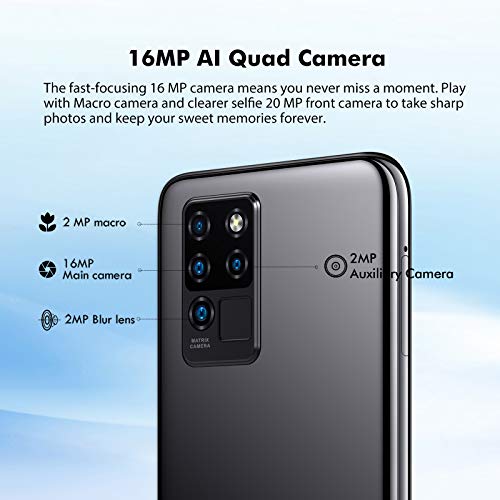 OUKITEL C21 Unlocked Smartphone, Android 10 Unlocked Cell Phone with Dual Sim 64GB/4GB 20MP Selfie Helio P60 6.4'' FHD… - Image 3
